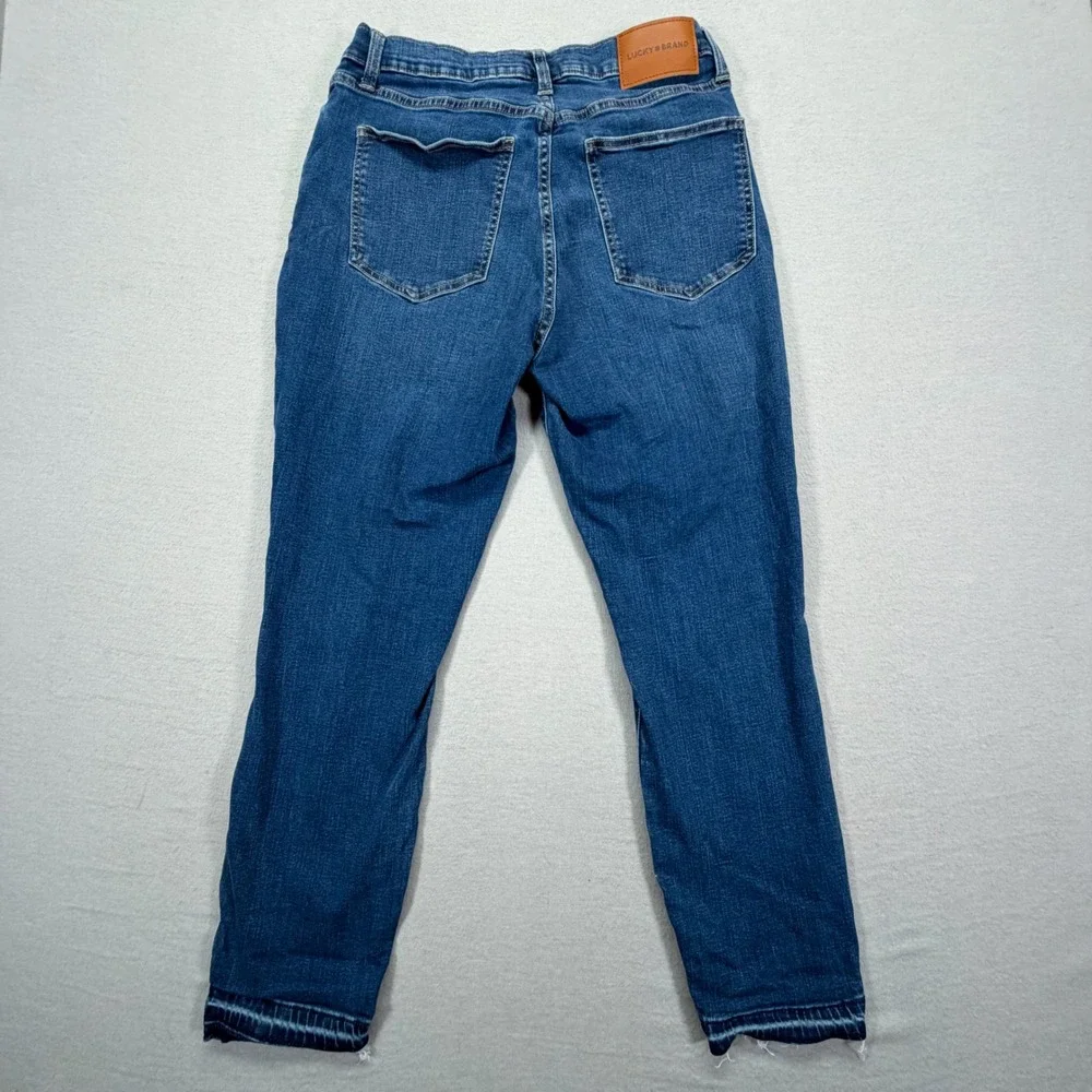 Lucky‎ Brand Bridgette Jeans Womens 10/30 Good Blue Distressed High Rise Skinny